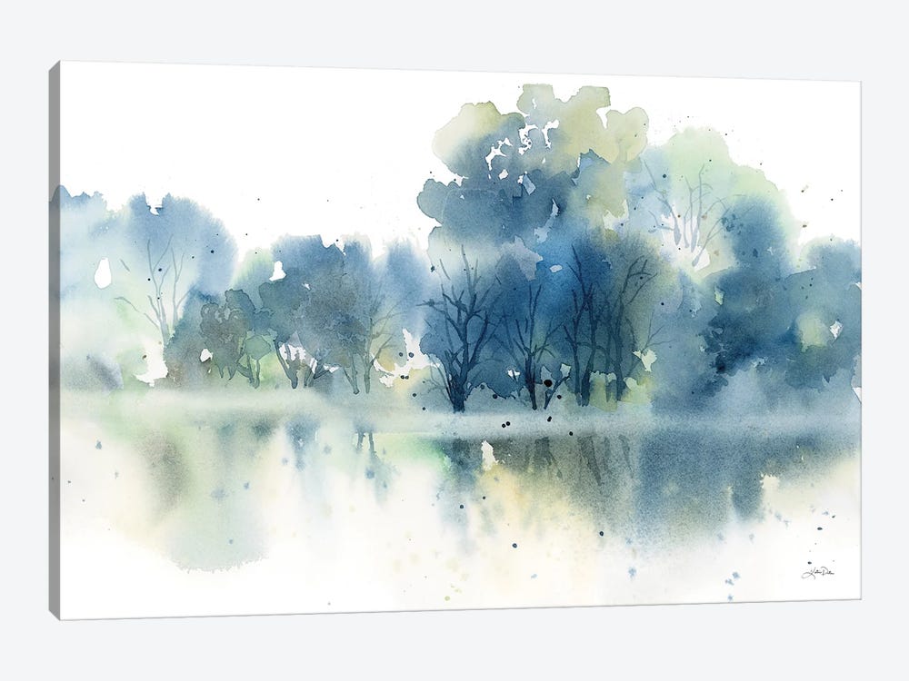 Blue Pond Reflections by Katrina Pete 1-piece Canvas Art