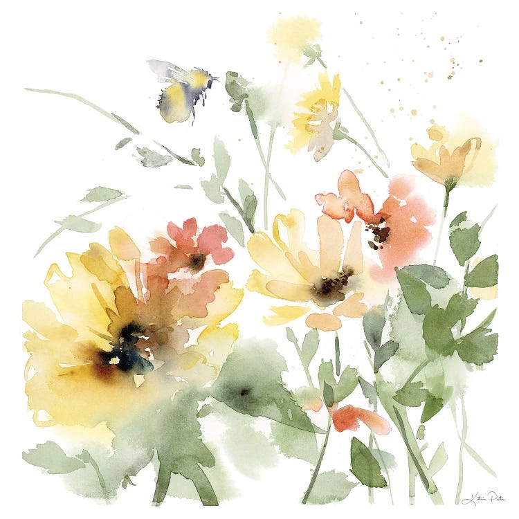 Sunflower Meadow I by Katrina Pete wall art