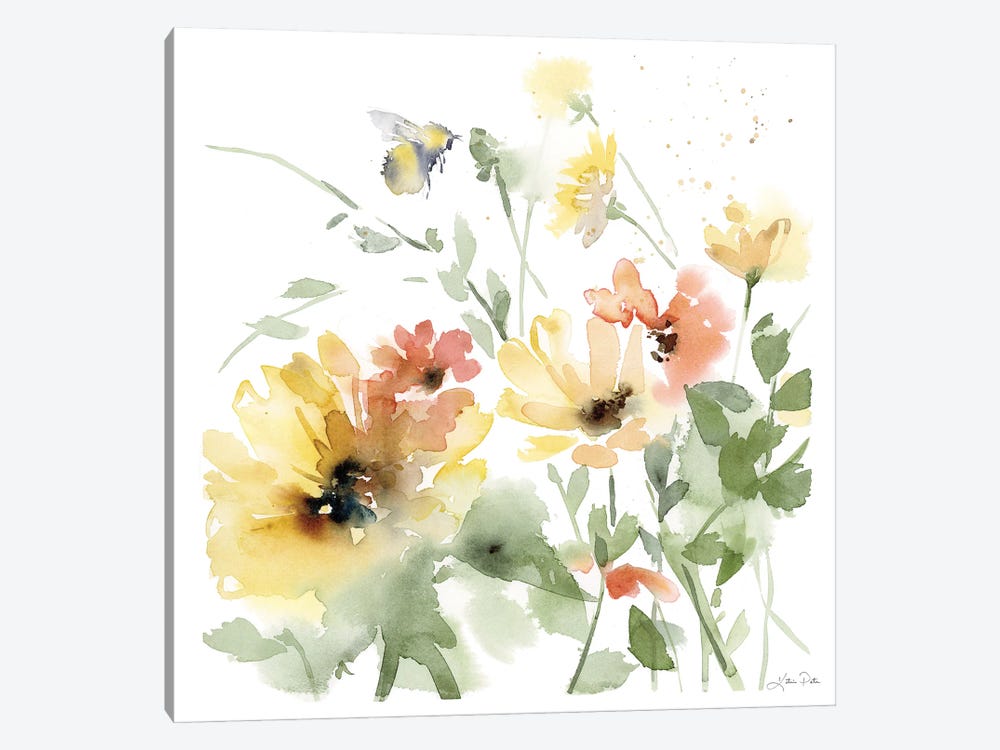 Sunflower Meadow I by Katrina Pete 1-piece Canvas Art Print