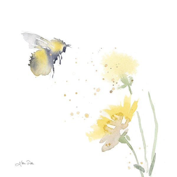 Katrina Pete: Sunflower Meadow IV by Katrina Pete