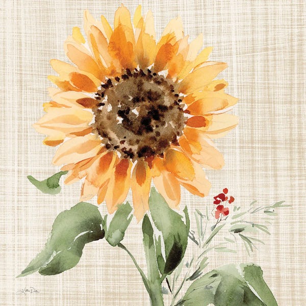 Fine Art Print: Autumn Ramble III Linen by Katrina Pete