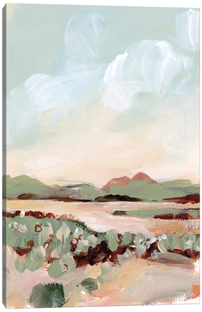 Autumn Meadow Canvas Art Print - Field, Grassland & Meadow Art