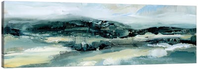 Clouds At Hilltop Crop Canvas Art Print - Abstract Landscapes Art