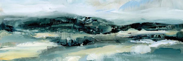 Katrina Pete: Clouds At Hilltop Crop by Katrina Pete