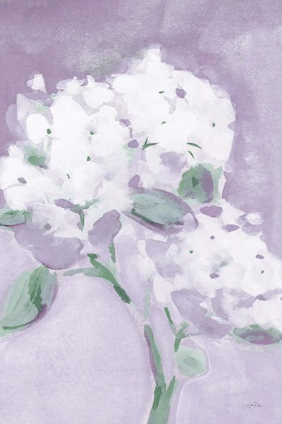 Katrina Pete: Elegant Hydrangea Purple by Katrina Pete