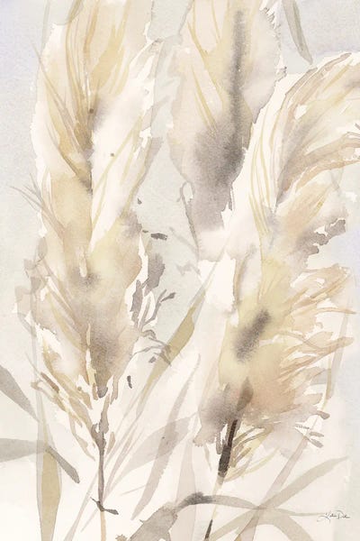 Katrina Pete: Light Pampas Grasses II by Katrina Pete