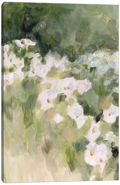 Midsummer Meadow Canvas Art Print - Green Art