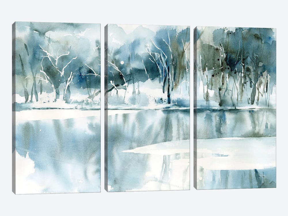 Blue Reflections by Katrina Pete 3-piece Canvas Art Print