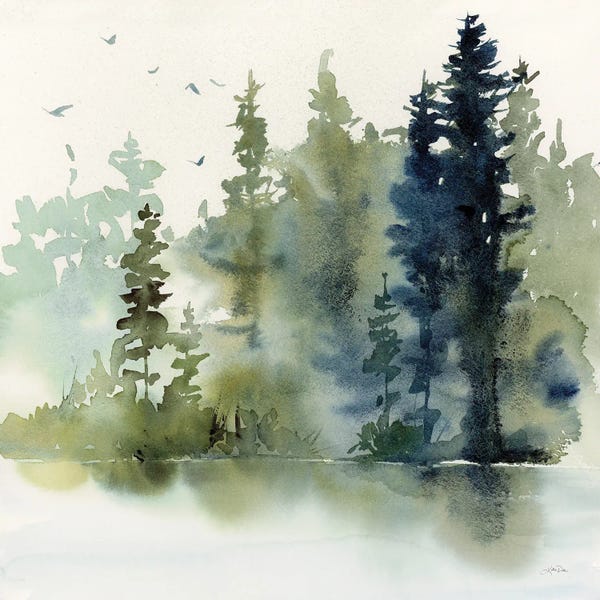 Pine Trees: Northern Woods by Katrina Pete