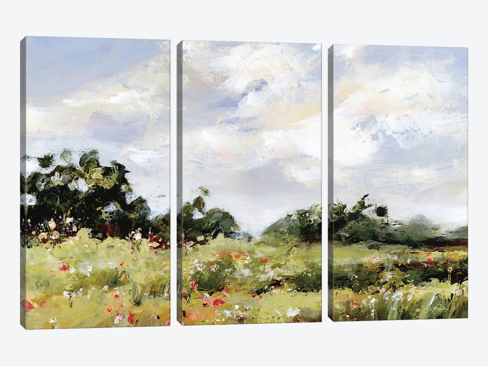 Wildflower Meadow by Katrina Pete 3-piece Canvas Artwork