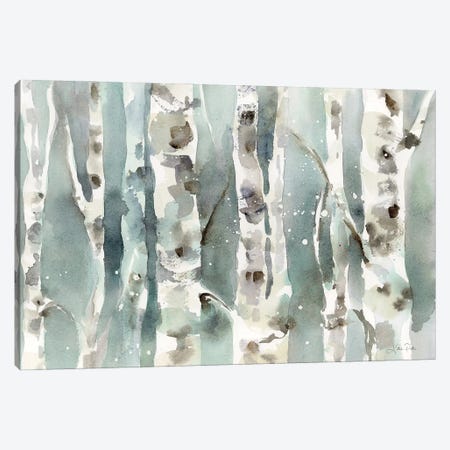 Winter Birches Canvas Print #KPT61} by Katrina Pete Art Print