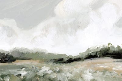 Soft Summer Sky Neutral by Katrina Pete framed canvas print