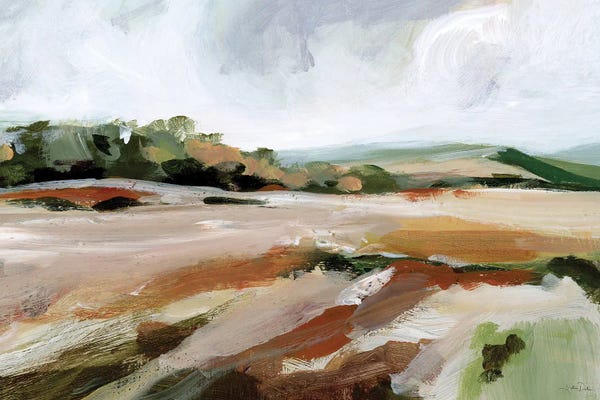 Katrina Pete: Taupe Toned Landscape by Katrina Pete