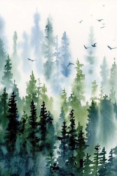 Pine Trees: Treeline by Katrina Pete