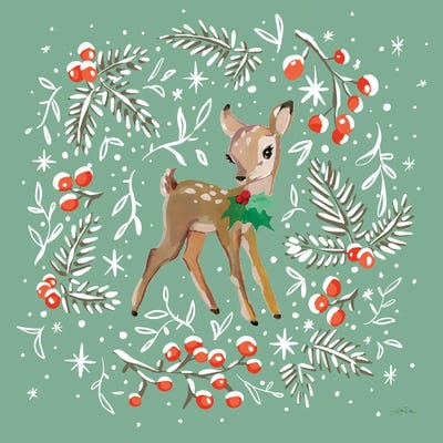 Vintage Christmas I by Katrina Pete canvas print