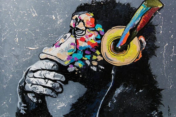 Primates: Melomonkey I by KuptsovaArt