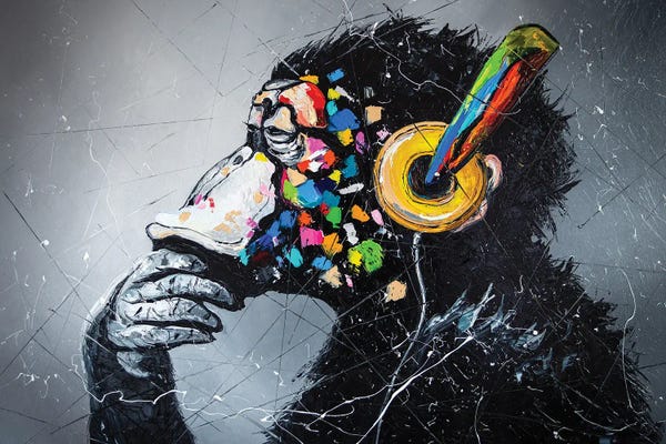 Primates: Melomonkey II by KuptsovaArt