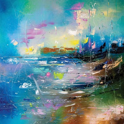 Mysterius Beach by KuptsovaArt canvas print