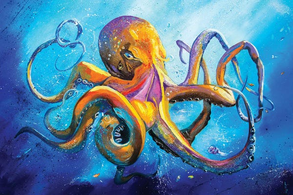 Octopi: Octopus by KuptsovaArt