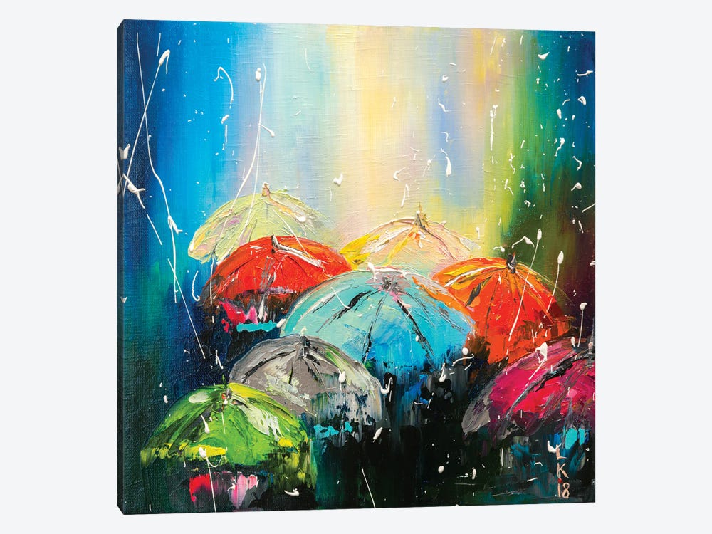 Raining by KuptsovaArt 1-piece Canvas Artwork