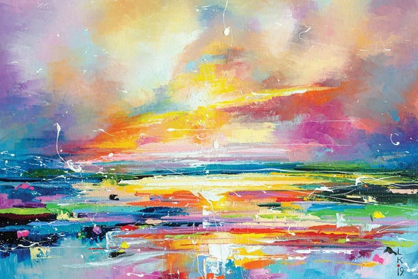 Lake Sunrises & Sunsets: Seasunset by KuptsovaArt