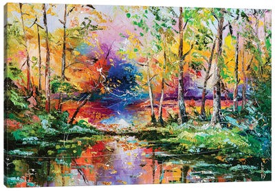 September Forest Canvas Art Print - KuptsovaArt