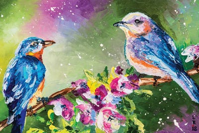 Spring Birds by KuptsovaArt art print