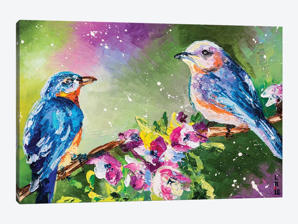 Spring Birds by KuptsovaArt 1-piece Art Print