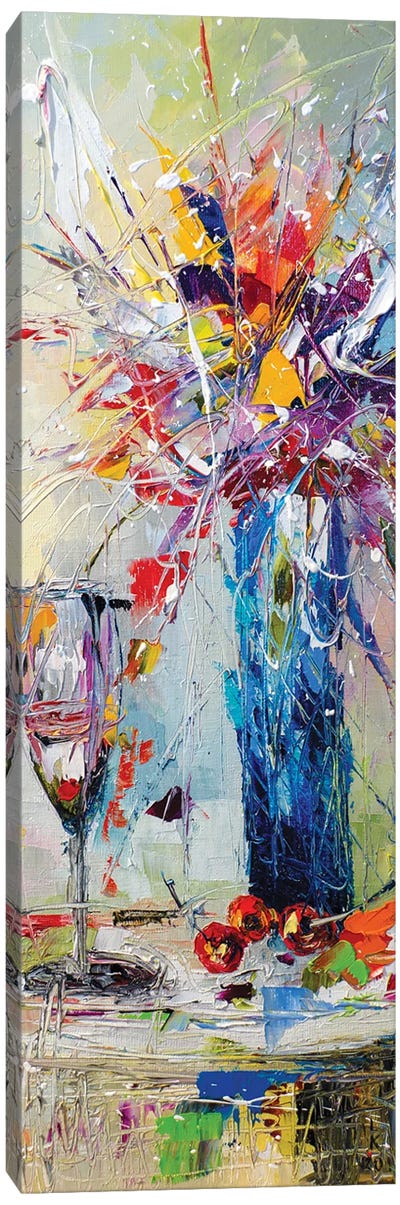 Still Life With Glass Canvas Art Print - Artists From Ukraine