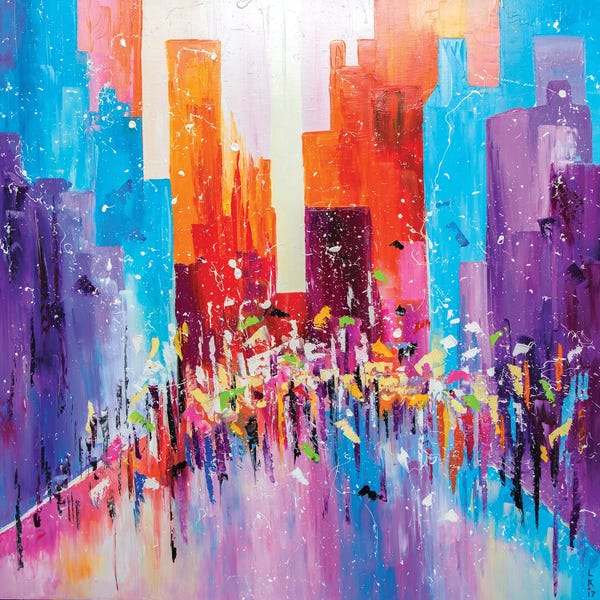 Strolls In The City: Street Crowd by KuptsovaArt