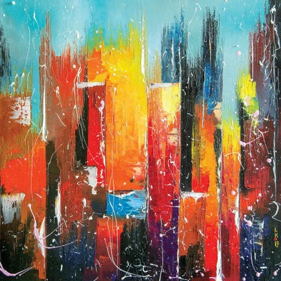 Sunny Downtown by KuptsovaArt canvas print