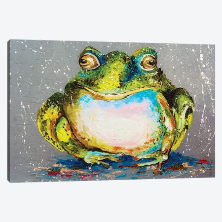 The Toad Canvas Print #KPV153} by KuptsovaArt Canvas Print