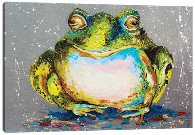 The Toad Canvas Art Print - KuptsovaArt