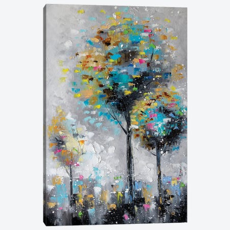 Three Trees Canvas Print #KPV154} by KuptsovaArt Canvas Artwork