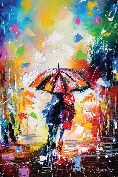 Rain: Under Umbrella by KuptsovaArt