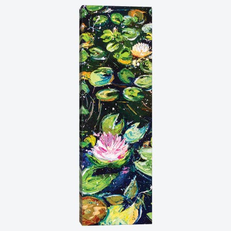 Water Lilly Pond Canvas Print #KPV160} by KuptsovaArt Canvas Artwork