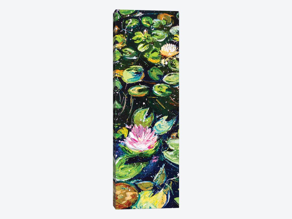 Water Lilly Pond by KuptsovaArt 1-piece Canvas Art Print