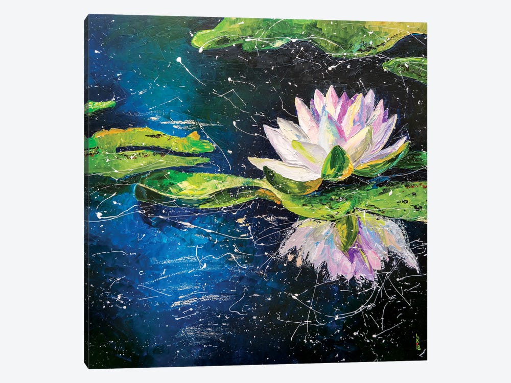 Water Lilly by KuptsovaArt 1-piece Canvas Art