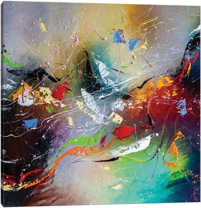 Wave Of Joy Canvas Art Print - KuptsovaArt