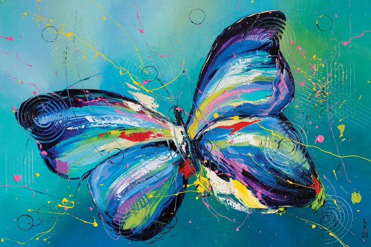 Butterfly In Blue by KuptsovaArt wall art