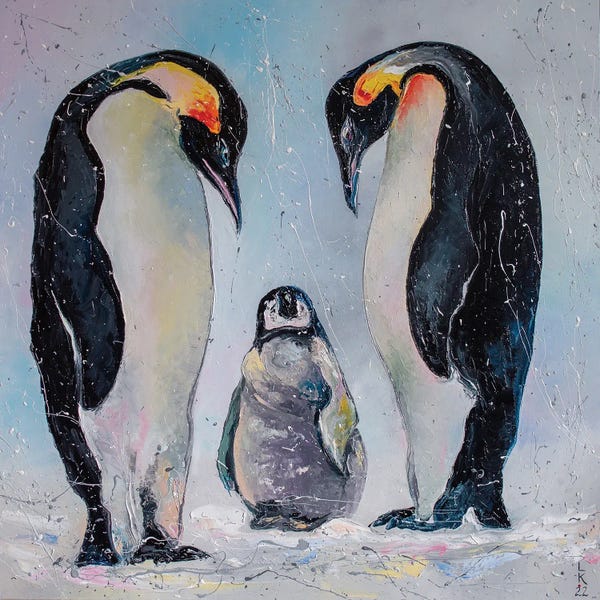 Penguins: Educational Moment by KuptsovaArt