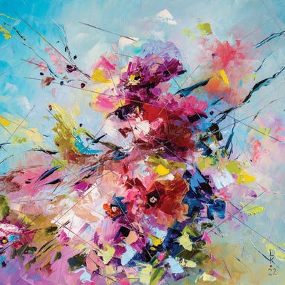 Delicate bloom by KuptsovaArt canvas print