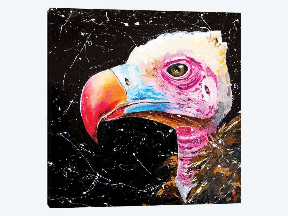 Vulture by KuptsovaArt 1-piece Canvas Artwork