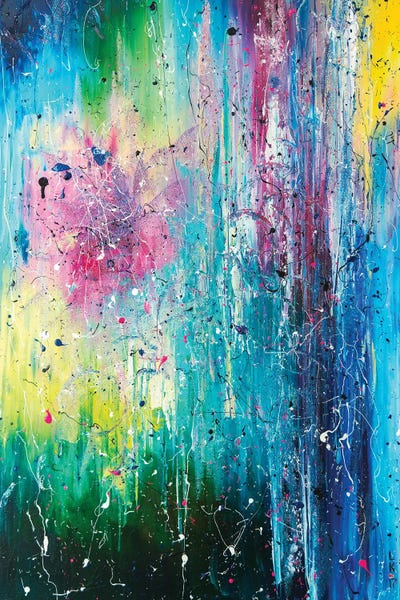 Birth Of Purple Star by KuptsovaArt canvas print