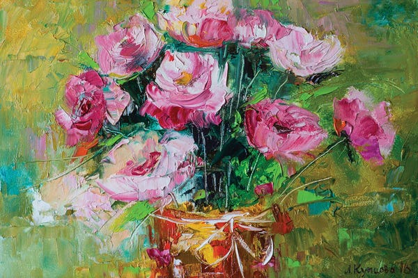 Fine Art Print: Bouquet Of Roses by KuptsovaArt