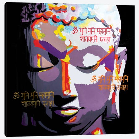 Buddha Canvas Print #KPV200} by KuptsovaArt Canvas Art Print