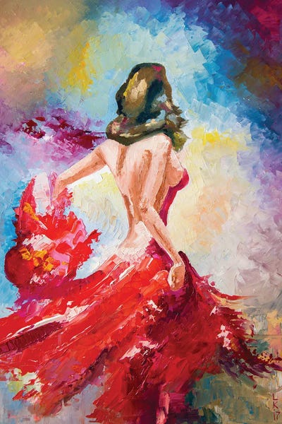 Dance by KuptsovaArt canvas print