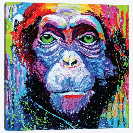 I'm Chimpanzee I Canvas Print #KPV226} by KuptsovaArt Canvas Artwork
