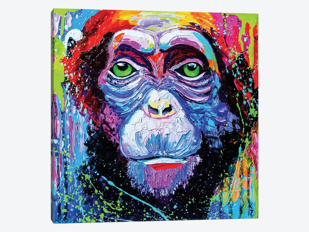 I'm Chimpanzee I by KuptsovaArt 1-piece Canvas Print