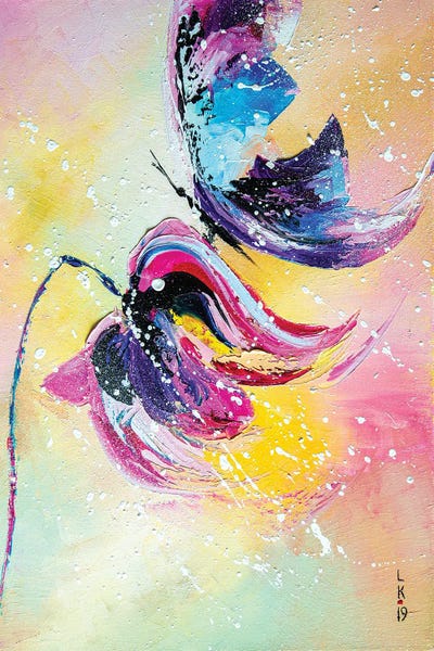 Blue Butterfly by KuptsovaArt canvas print